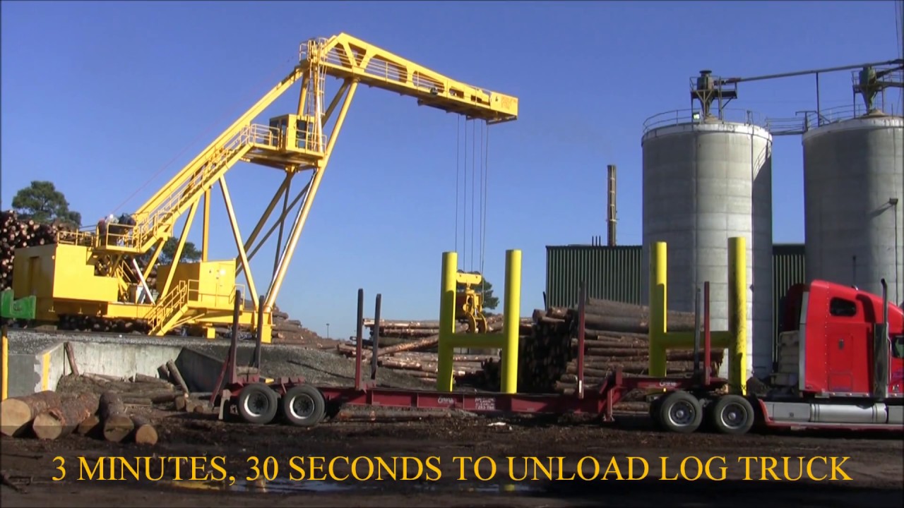 FULGHUM 87', 20-Ton Log Handling Crane