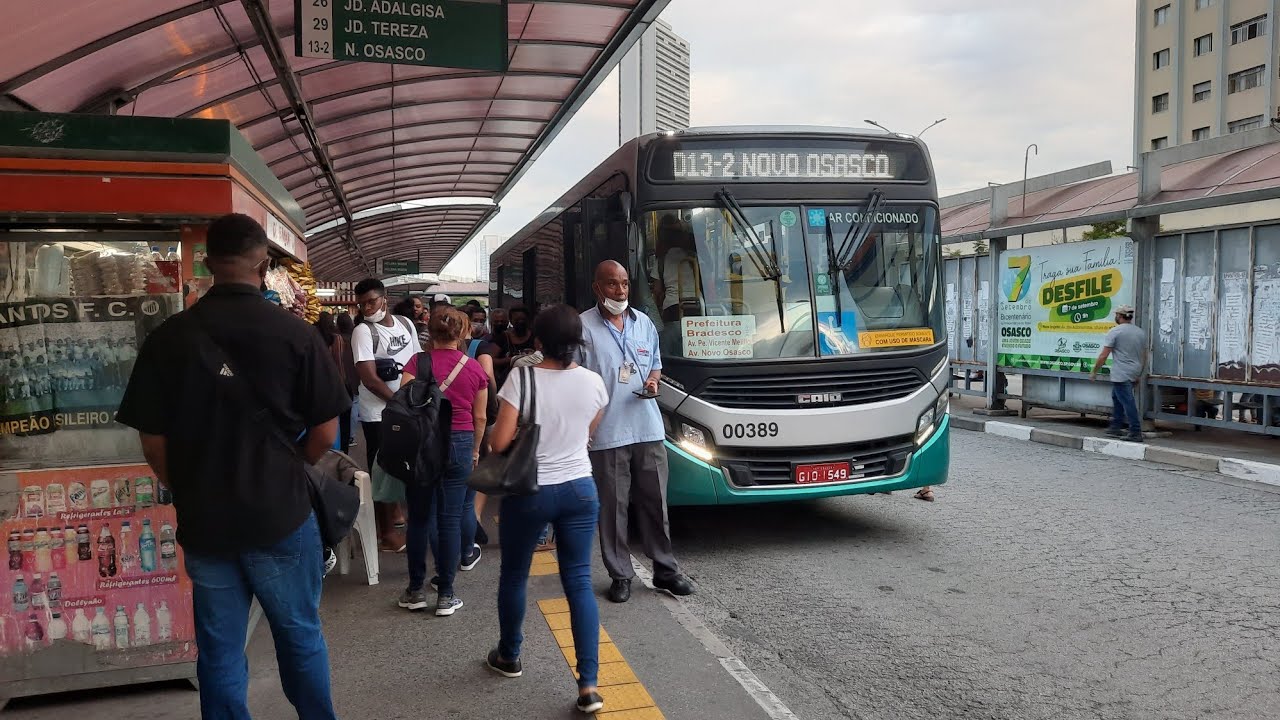 MOVIMENTAÇÃO DE ÔNIBUS LARGO DE OSASCO  / HORÁRIO DE PICO#centroosasco#