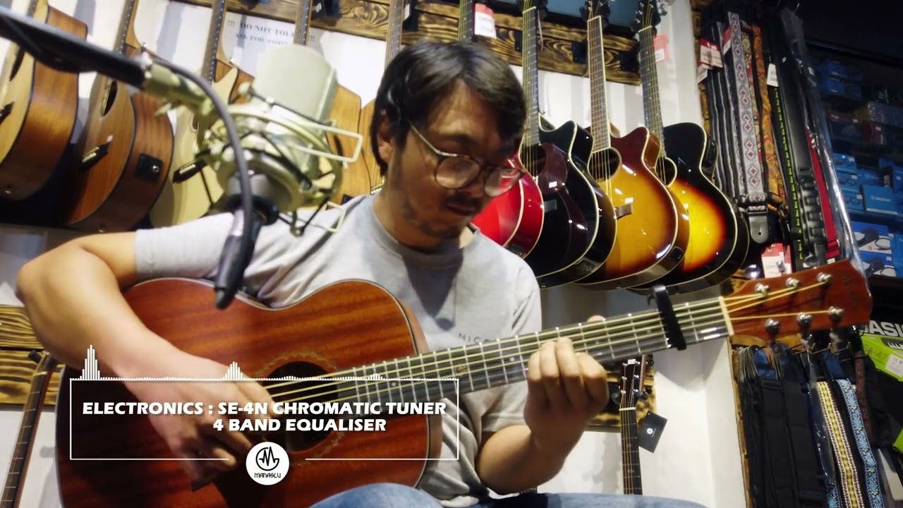 Manaslu Yatri Sapele EQ Semi-Acoustic Guitar Sound Demo by Agrim Lama