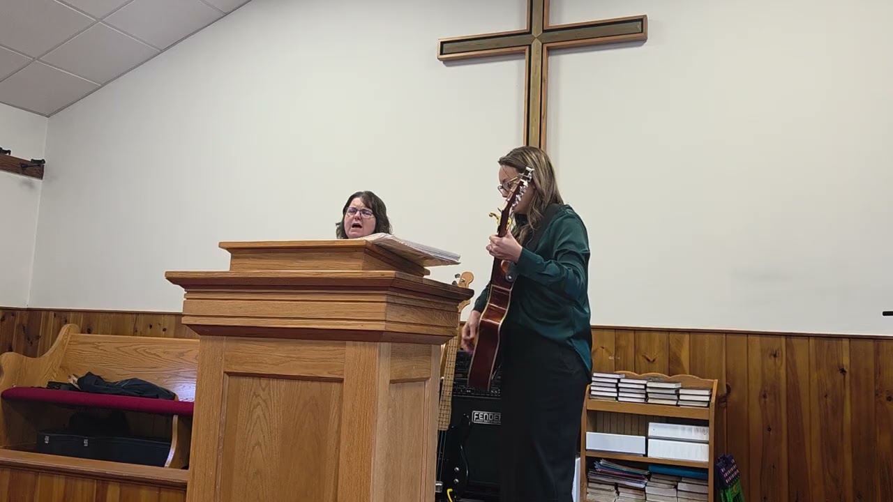 Tonya and Jessica singing Sunday night 3-8 
