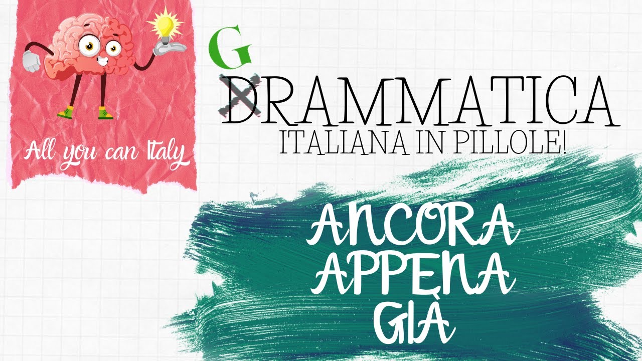 Ancora, appena, non appena e già. Cos'é il non pleonastico?