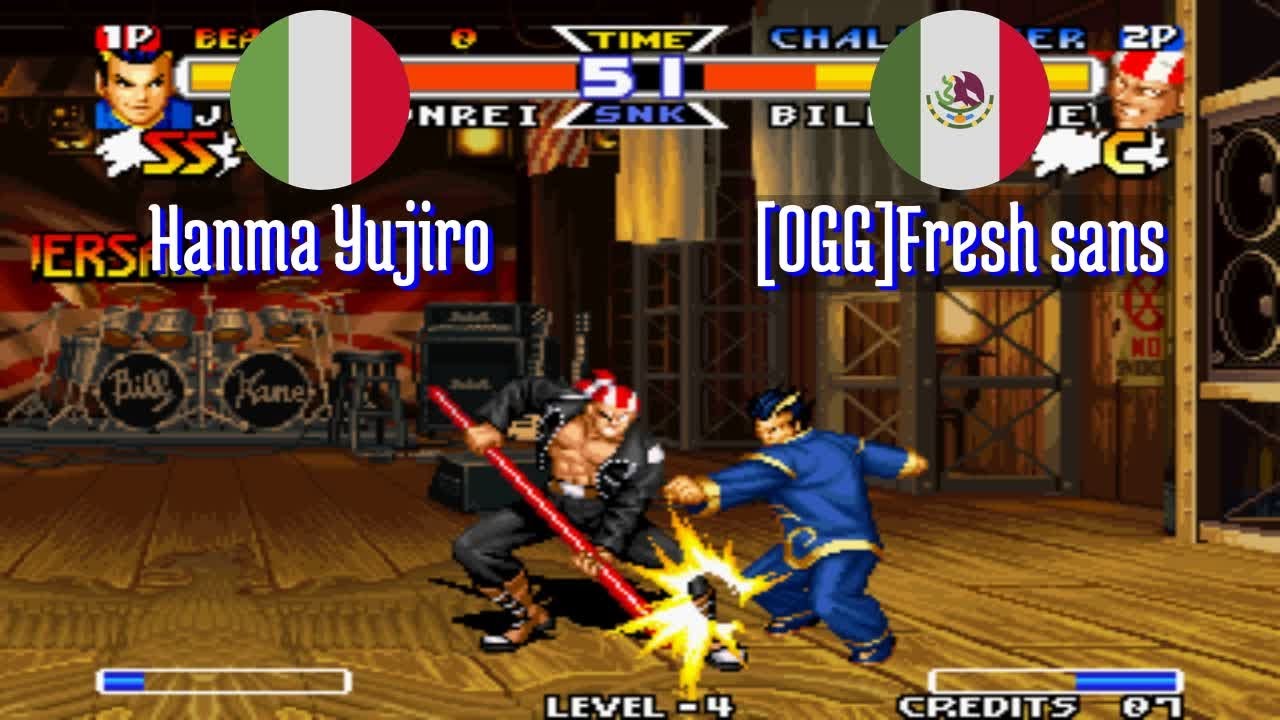 FT5 @rbffspec: Hanma Yujiro (IT) vs [OGG]Fresh sans (MX) [Real Bout FFS rbff Fightcade] Jan 31