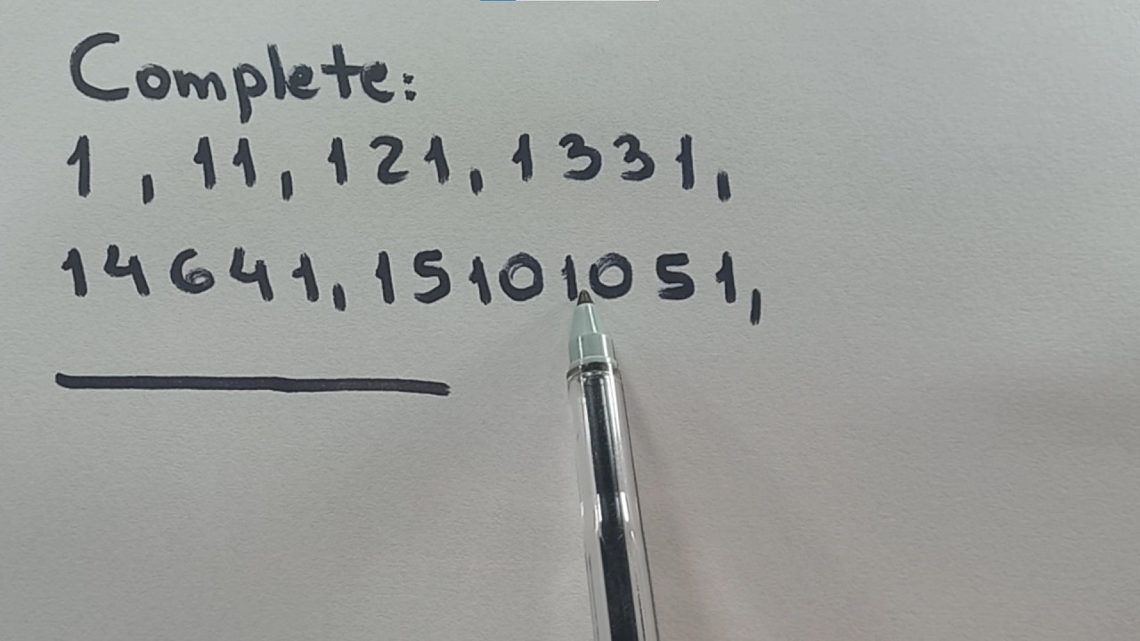 UMA SEQU&Ecirc;NCIA DIF&Iacute;CIL DE DECIFRAR