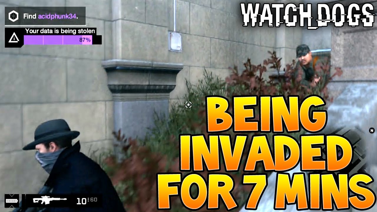 Being Hacked (Invaded) For 6+ Minutes Is Fun -_-' Live Watch Dogs Funny Online Hacking Gameplay