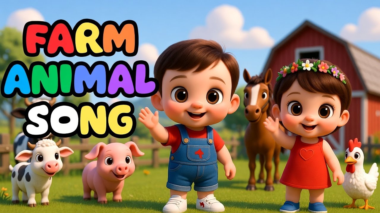 Old MacDonald Had a Farm | Farm Animal Song for Kids | nursery rhymes for kids
