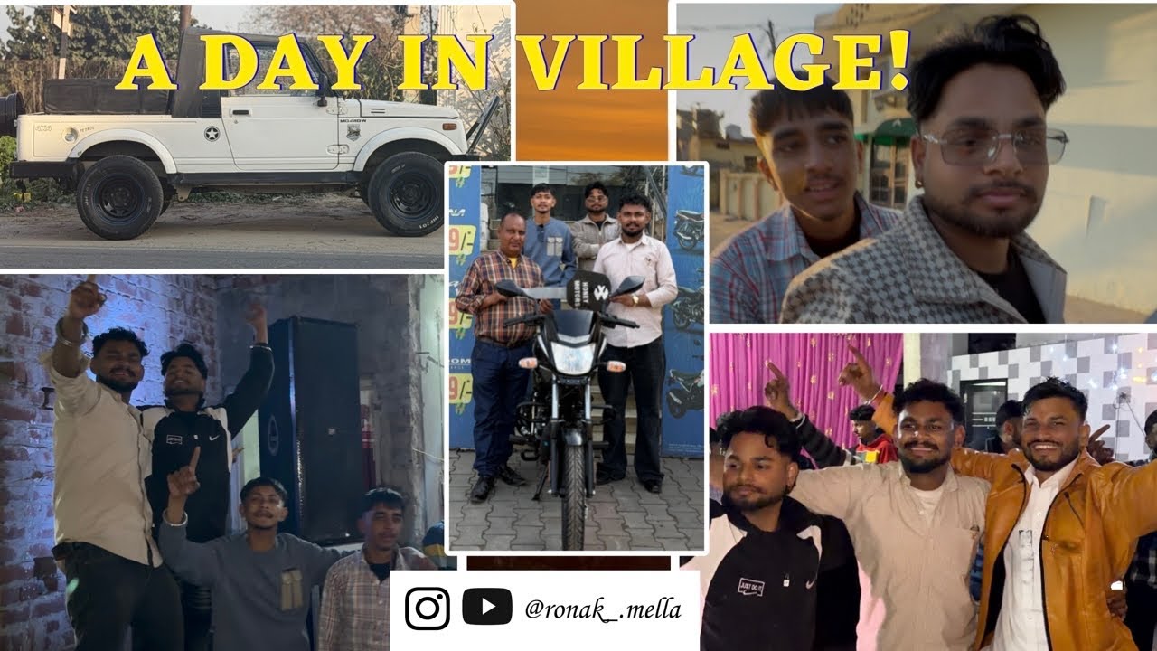How we live in village | Funny dance | Buy new bike | photo shoot | Gedi 