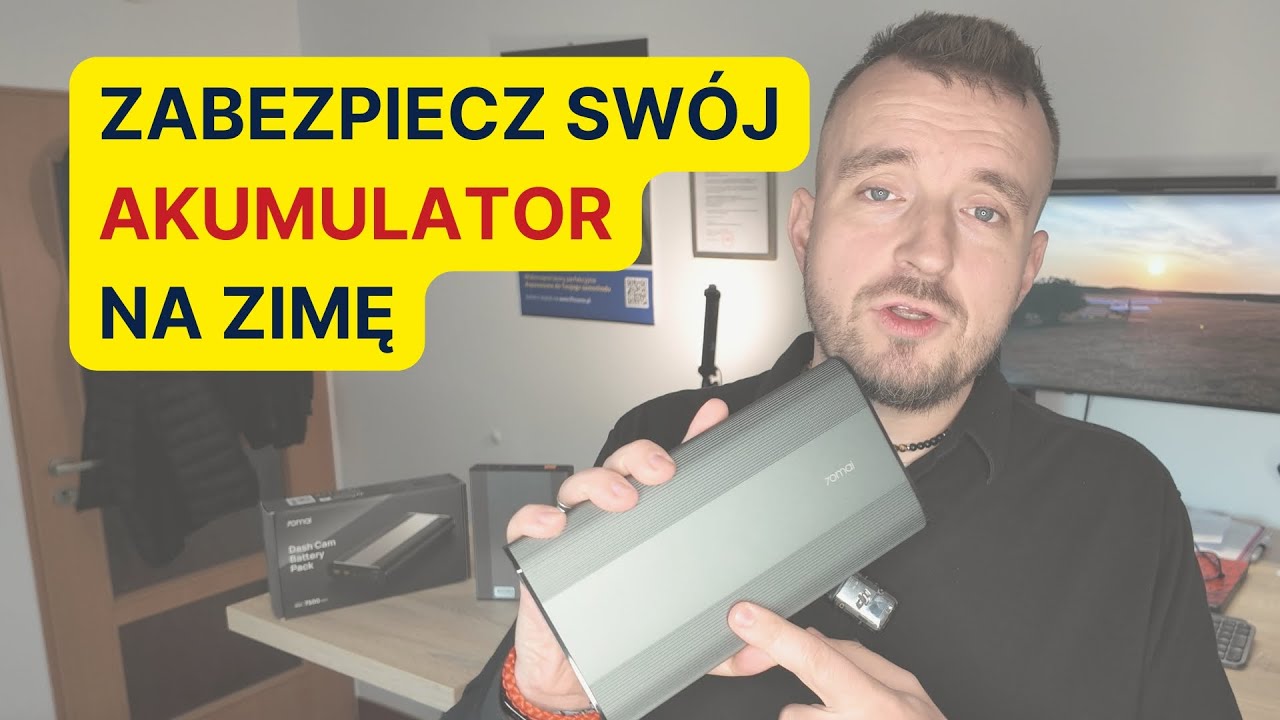 Nie daj się zaskoczyć zimą i zabezpiecz akumulator w aucie - prezentacja 70mai Dashcam Battery Pack