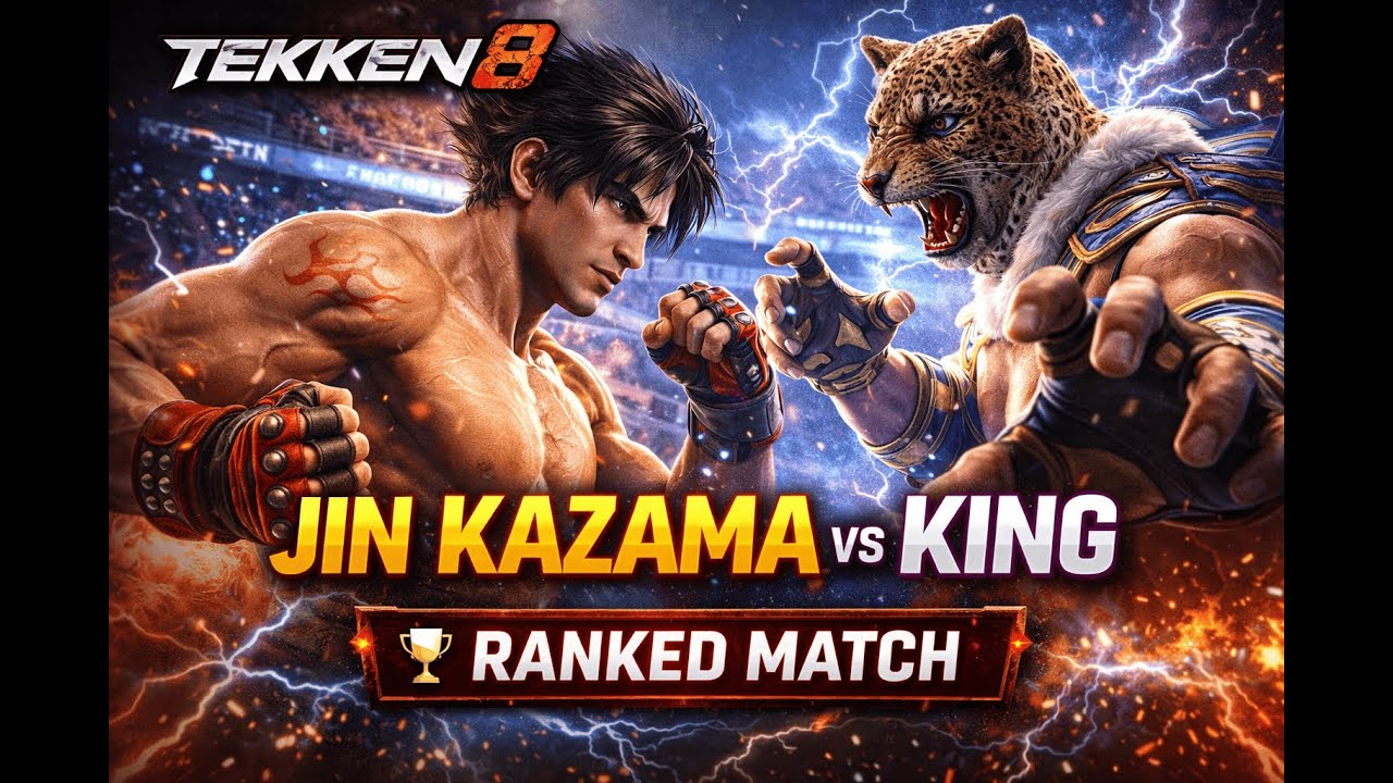 Jin Kazama vs King 🔥 INSANE Tekken 8 Match | FACE OFF
