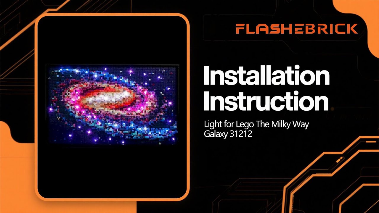 Light Kit For LEGO  31212 The Milky Way Galaxy Video Installation Guide