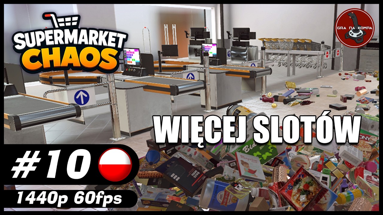 Więcej slot&oacute;w || #10 || Supermarket Chaos gameplay PL