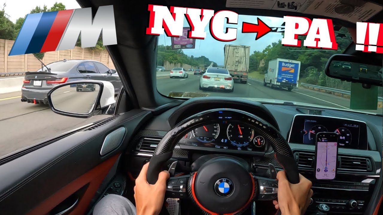 This Rally was INSANE !! POV BMW M6 Rally to HUGE BMW meet !!