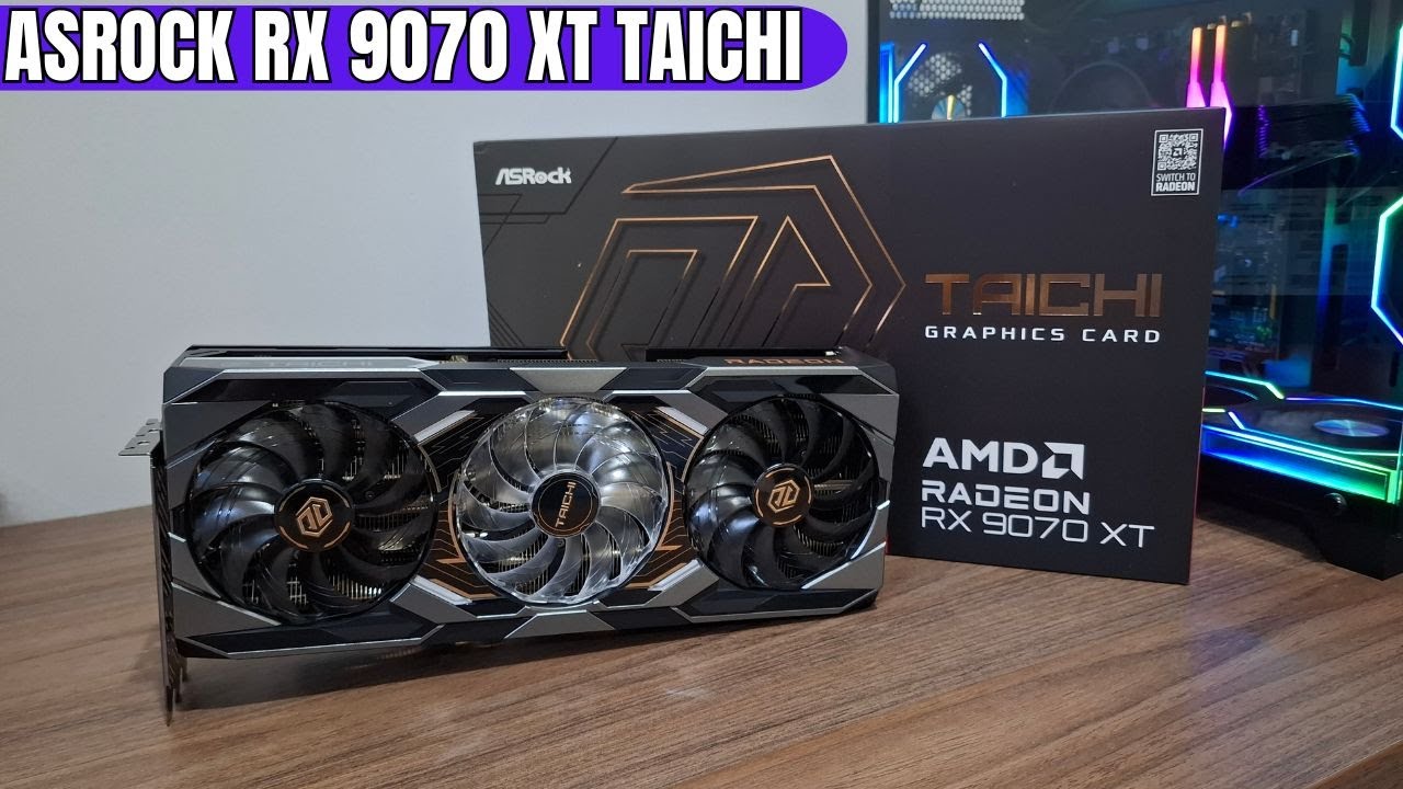 A RX 9070 XT MAIS TOP DA ASROCK VALE A PENA POR 5K ? UNBOXING E TESTES