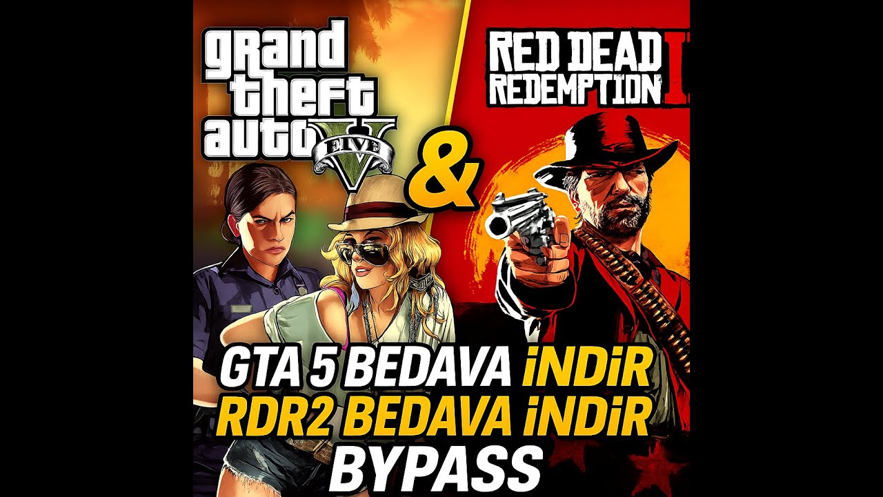 GTA 5 + RDR2 Full Bedava! (Bypass Yöntemi) | %100 Çalışıyor!