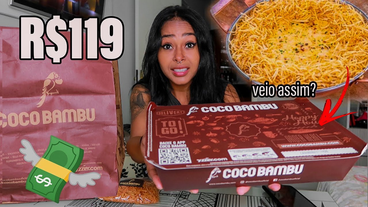 DELIVERY DO COCO BAMBU VALE A PENA? COMI PELA PRIMEIRA VEZ