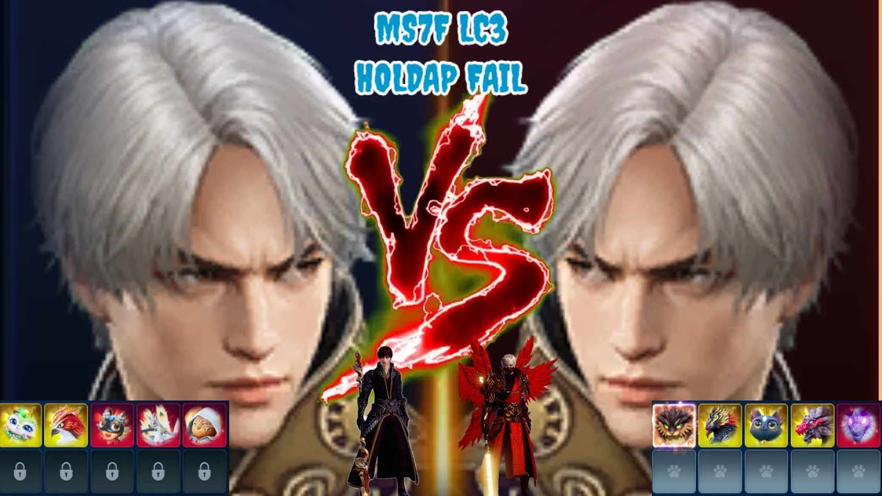 Mir4 1v1 PvP: MS7F LC3 EPIC SPIRIT versus MYTHIC SPIRIT