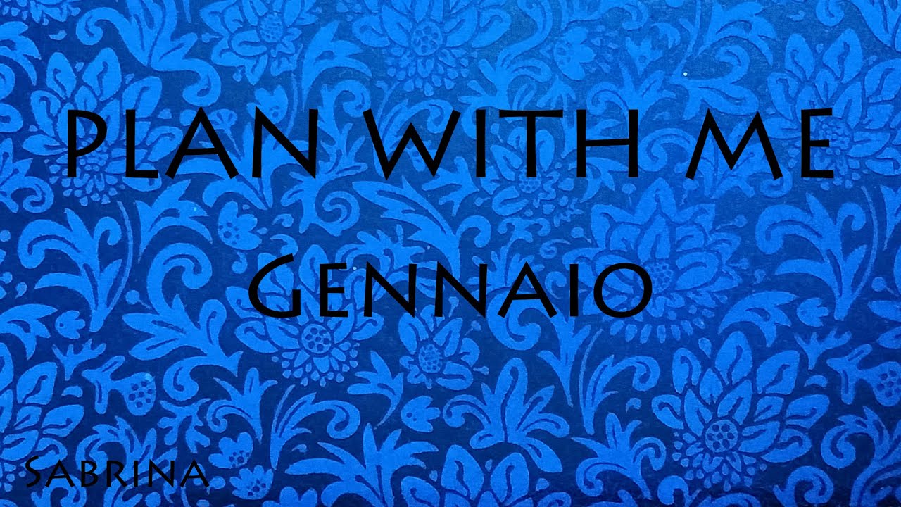 PLAN WITH ME - GENNAIO 2025