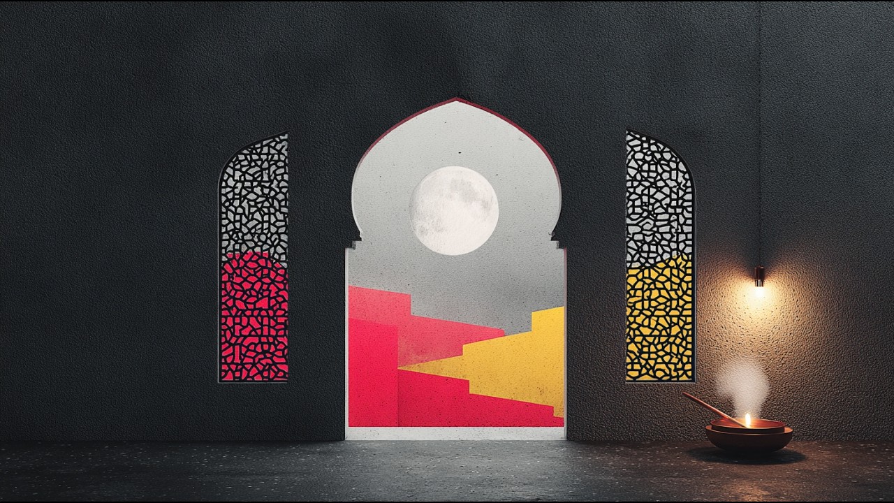 Moonlight Arch | Minimalist Sitar & Midnight Raga-Fi