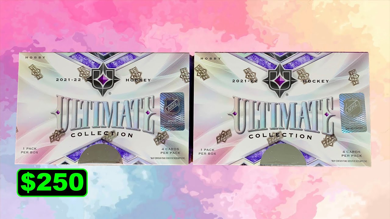 Opening 2 Boxes of 2021-22 Ultimate Collection Hockey Hobby