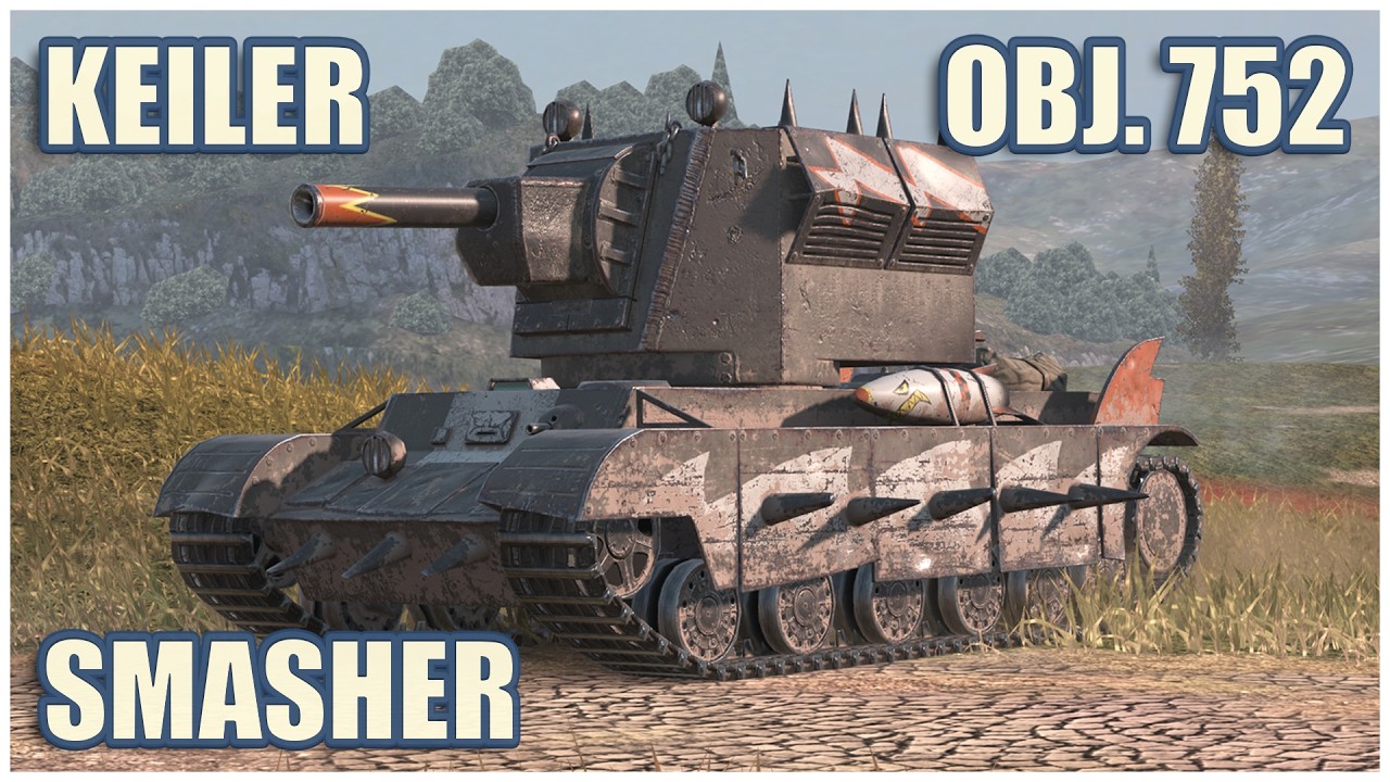 Smasher, Keiler & Object 752 &bull; WoT Blitz Gameplay