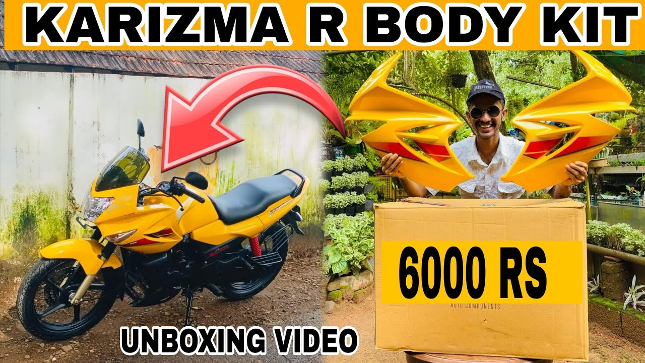 KARIZMA R BODY KIT||UNBOXING MALAYALAM VIDEO||SAI BODY KIT 😱6000 RS ONLY #trending #viral #karizma
