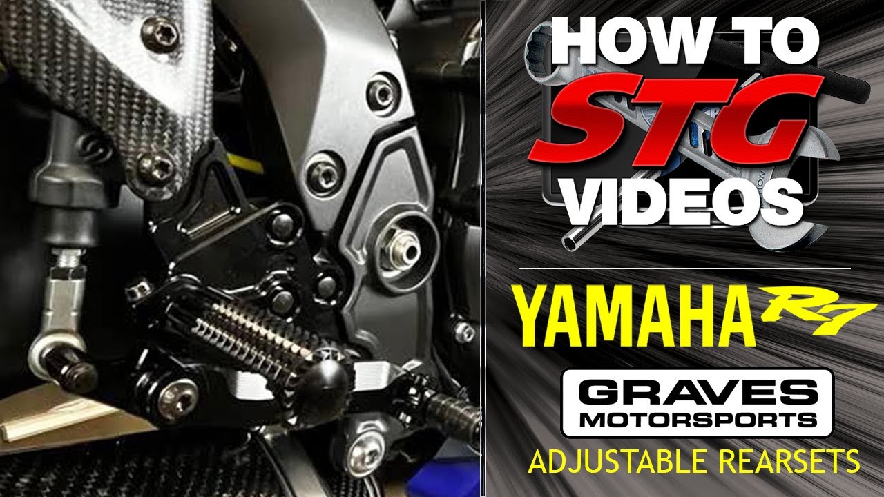 Yamaha R7 Graves Adjustable Rearsets How To Install  | Sportbike Track Gear