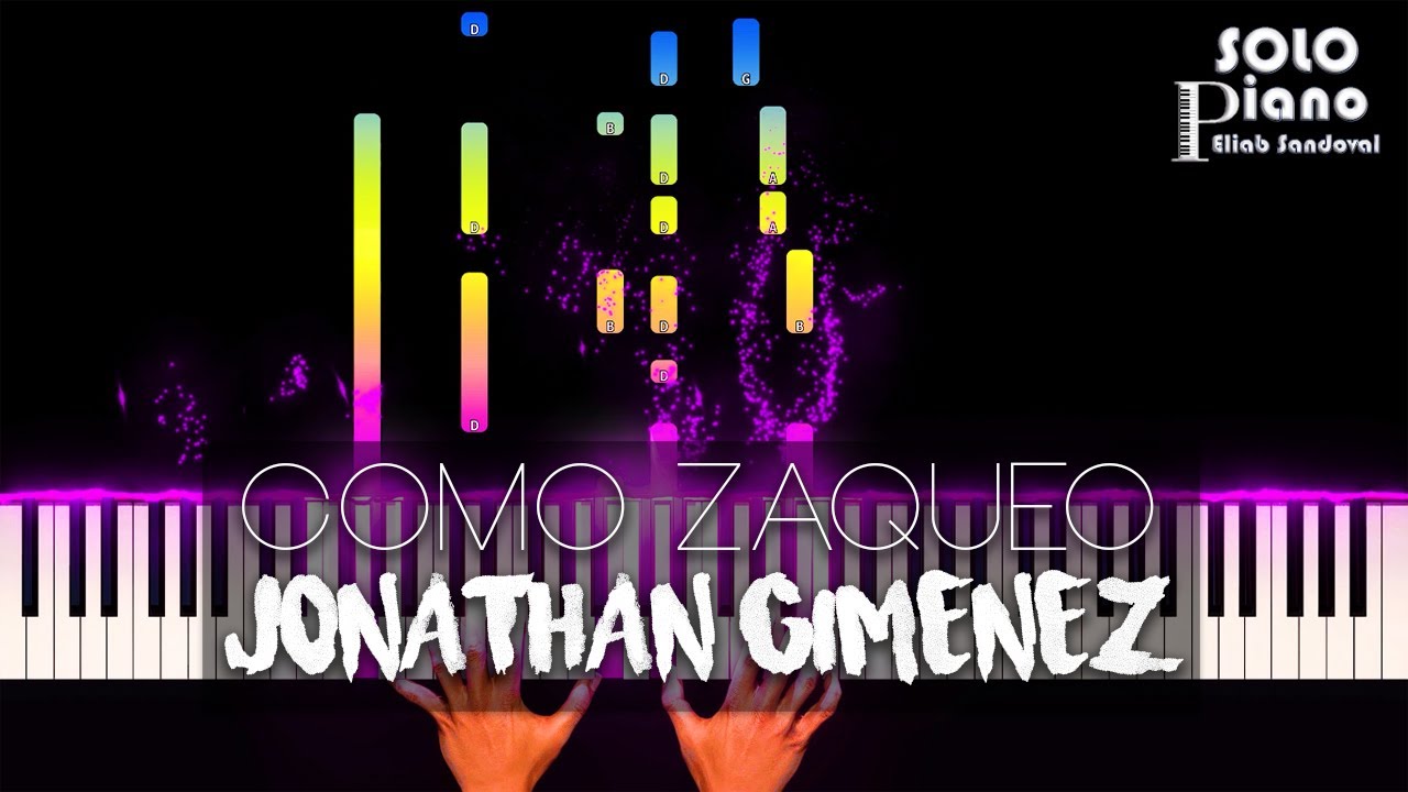 Como Zaqueo (Haz un Milagro en Mi) - Jonathan Giménez | Piano Tutorial + Partitura