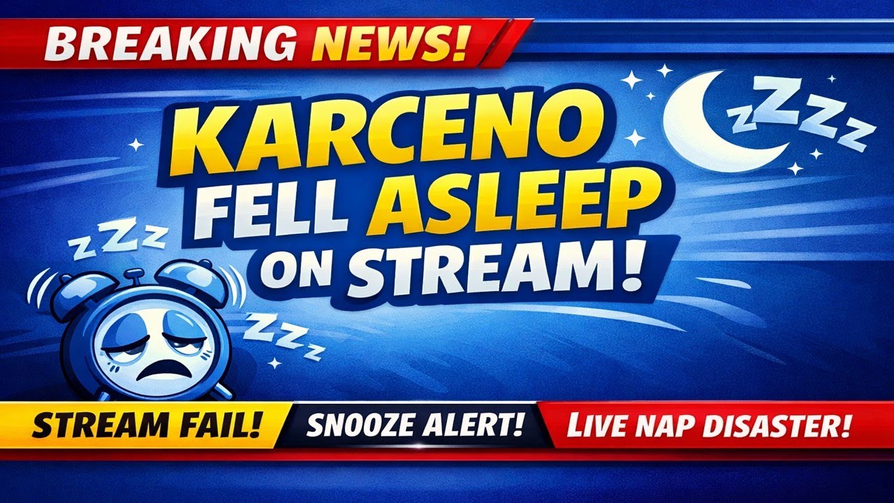 Karceno Fell Asleep On Live