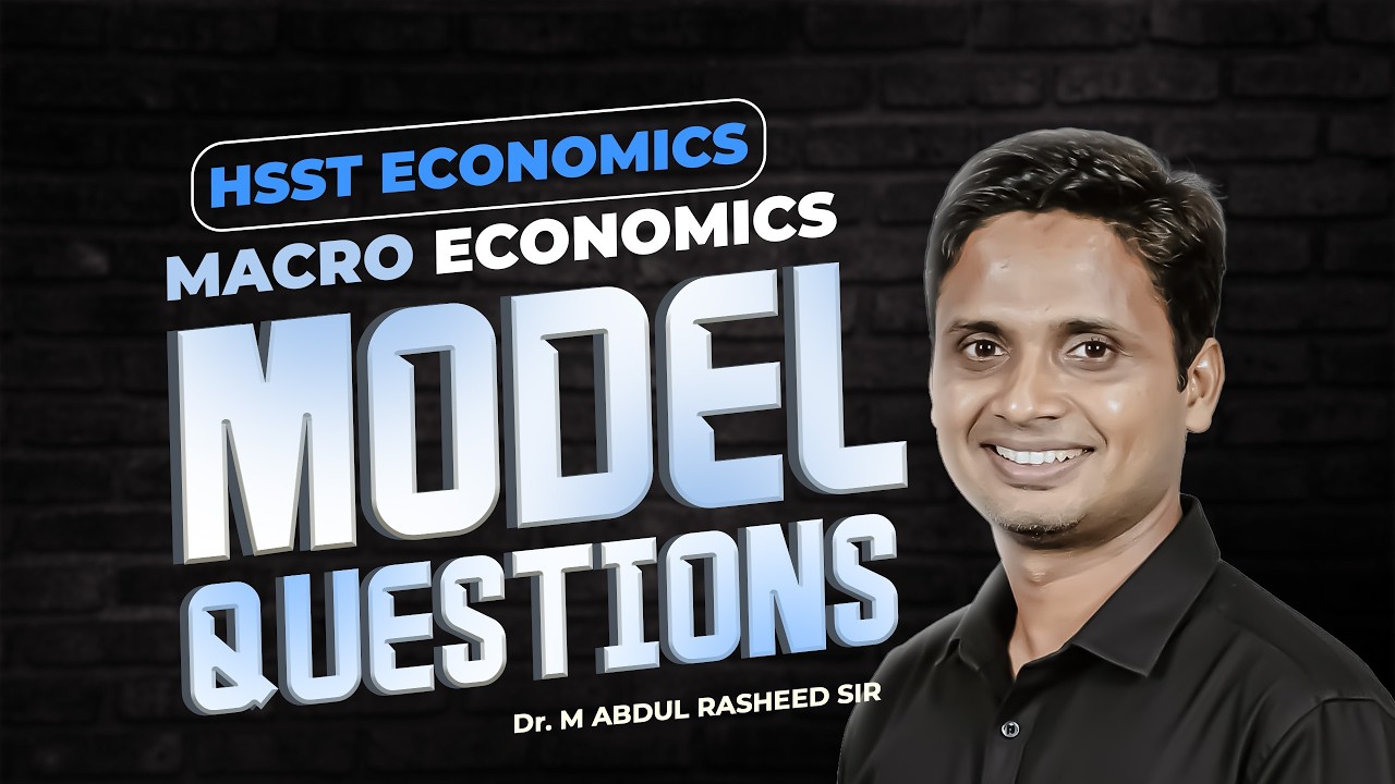 Macro Economics Model Questions | HSST Exam Special | ഇത് ഉറപ്പായും കാണണം!