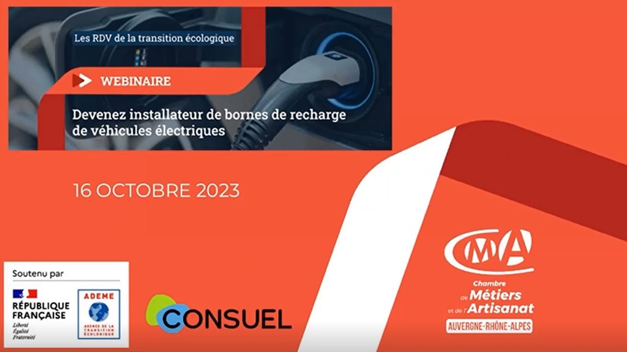 REPLAY Webinaire ⏩ Devenez installateur de bornes de recharge de véhicules électriques
