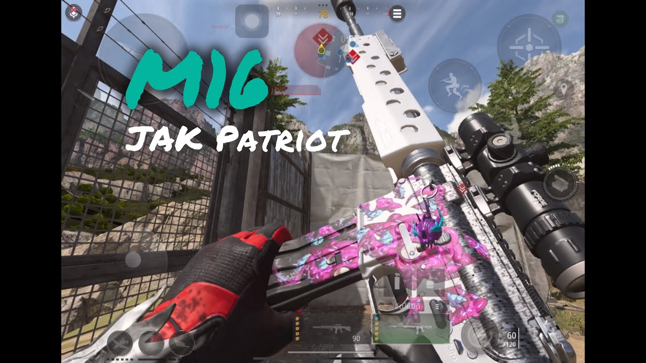 WARZONE Mobile | M16 &lsquo; JAK Patriot &lsquo; Full Auto