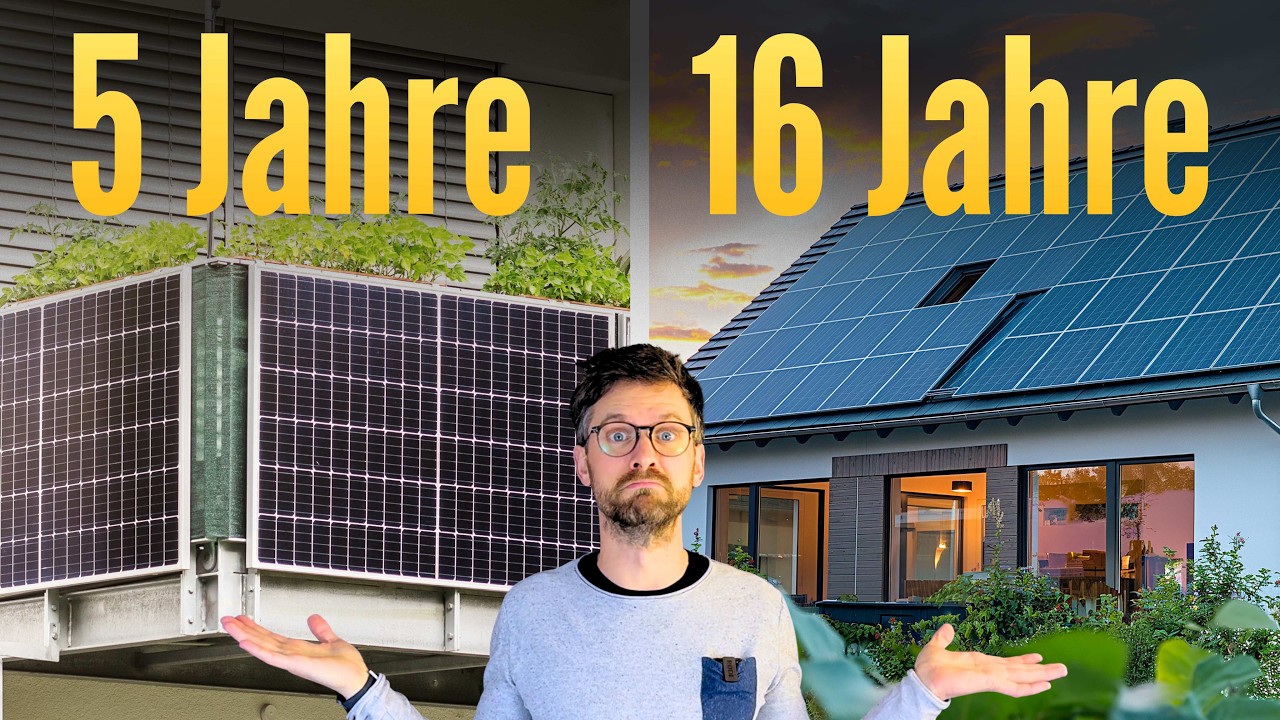 Darum schlägt ein Balkonkraftwerk deine große Photovoltaik-Anlage!