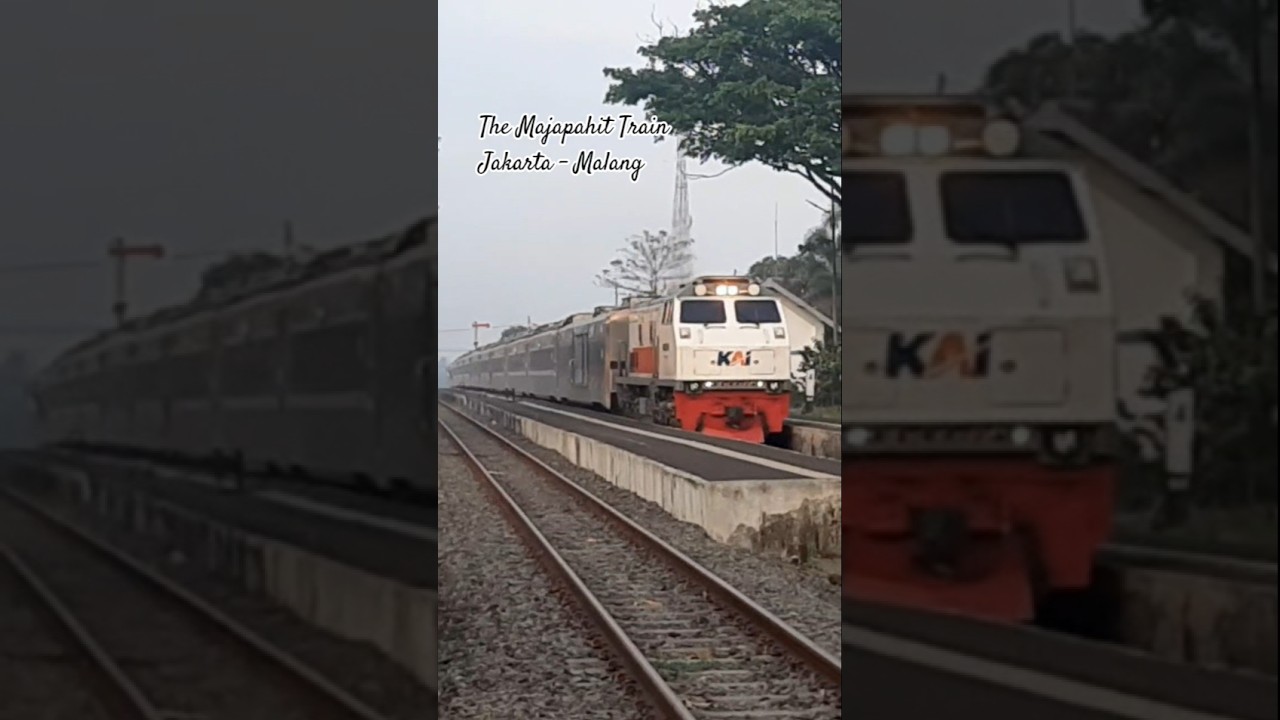 The Majapahit Train from jakarta to malang