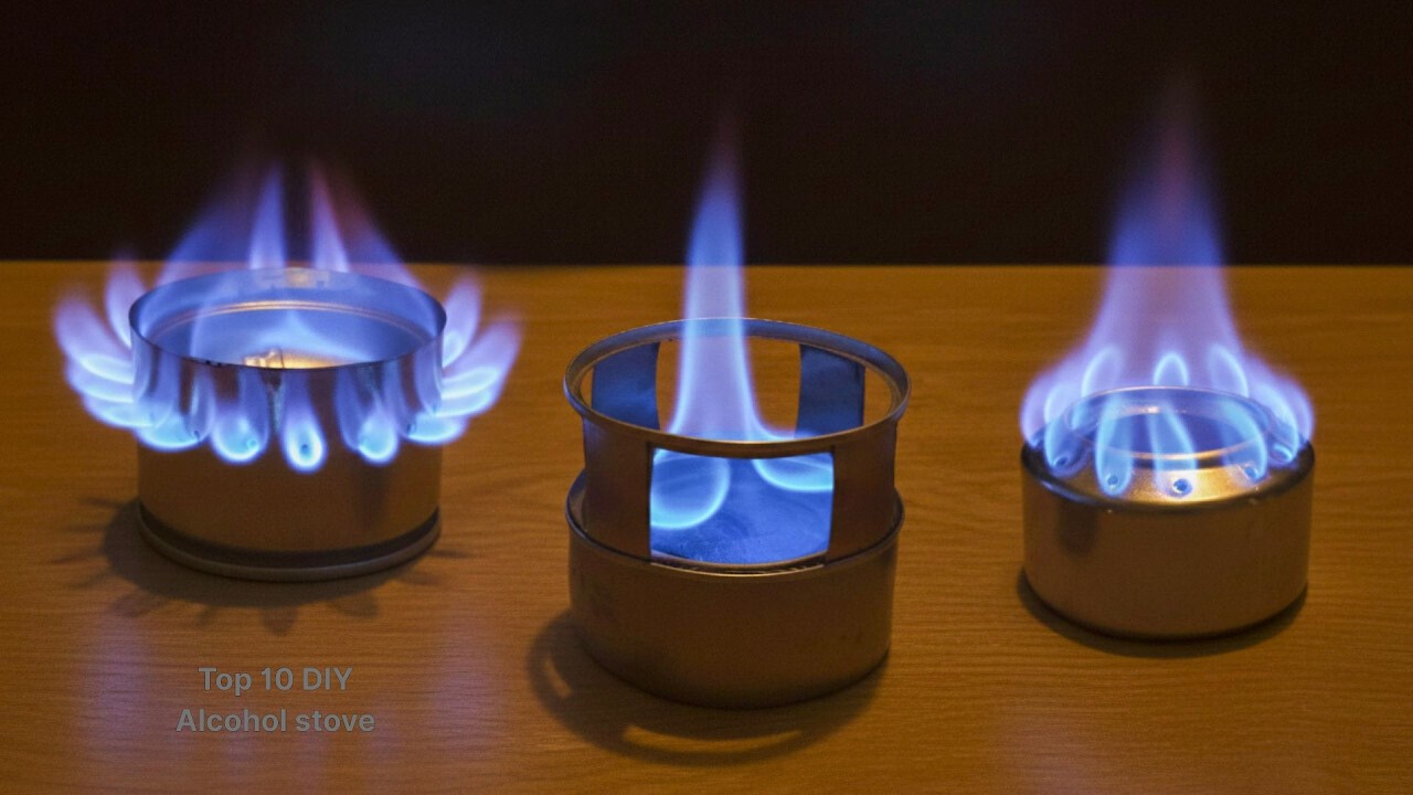 10 The Best DIY Alcohol Stove Ever🔥 Make the Ultimate Camping Stove in 5 Minutes