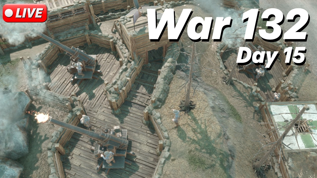 🔴 FOXHOLE AIRBORNE // WAR 132 - DAY 15 // WARDEN FRONTLINE // LIVE GAMEPLAY