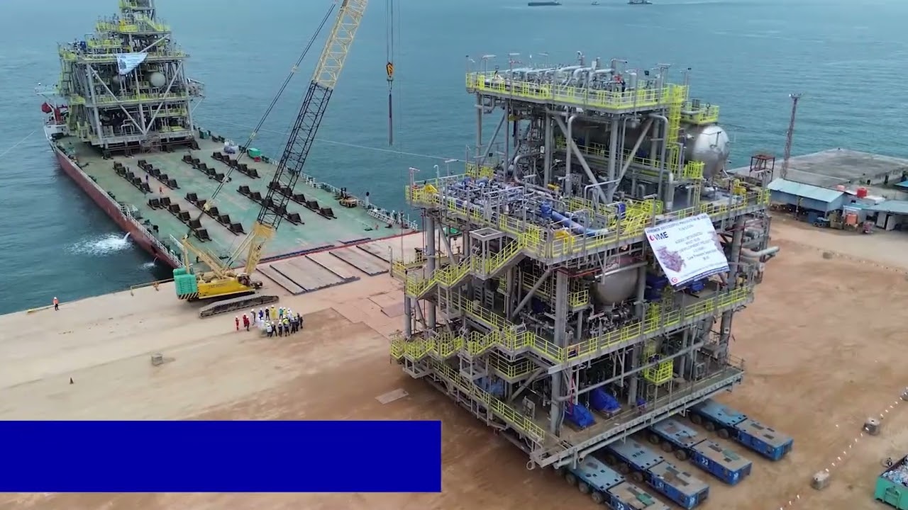Transport of 15 topside modules for Yinson Production AGOGO FPSO project I Blue Water Shipping