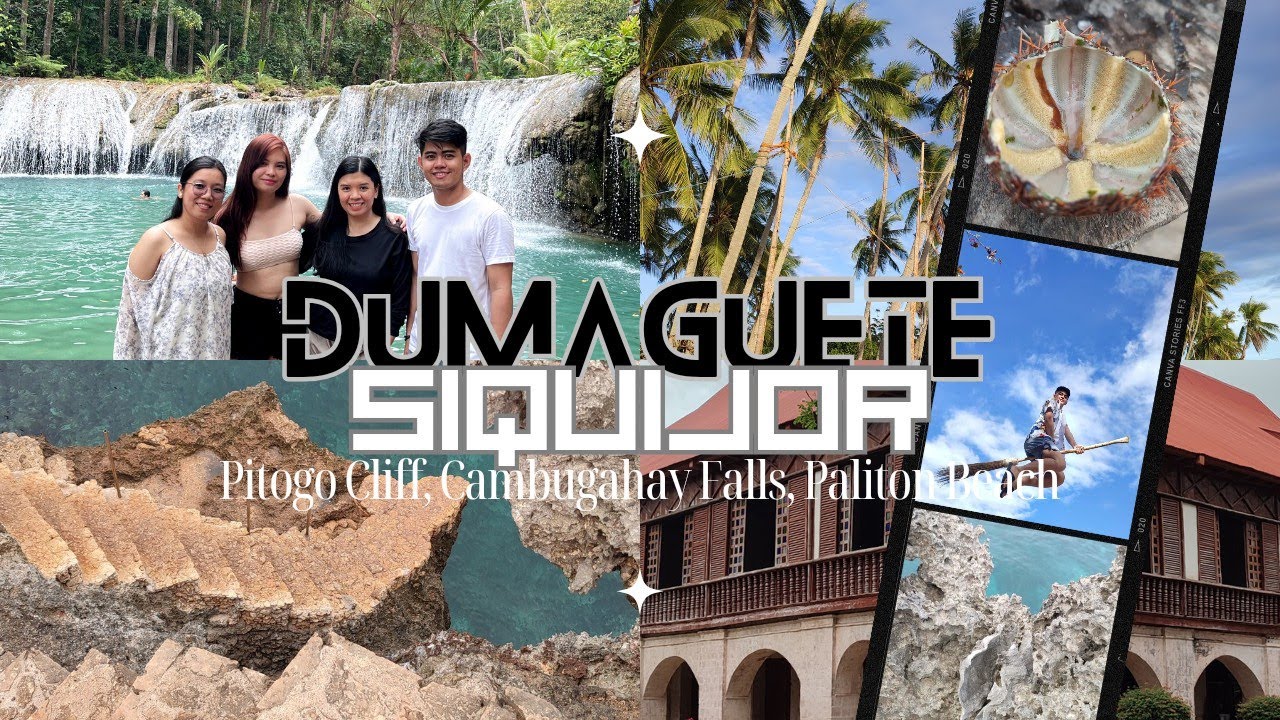 DUMAGUETE SIQUIJOR VLOG 🏞️ | Part 2 Pitogo, Balete, Lazi, Cambugahay Falls, Hapitanan, Paliton
