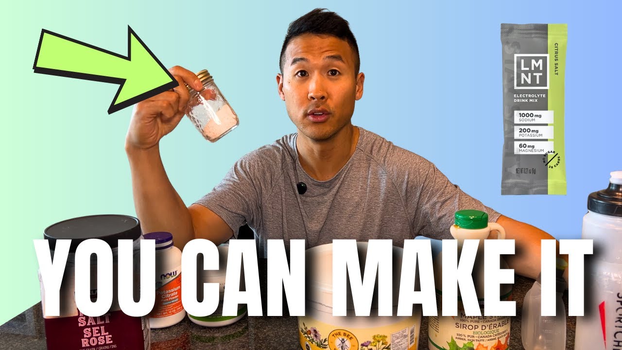 Budget Homemade LMNT and Carb Sports Drink