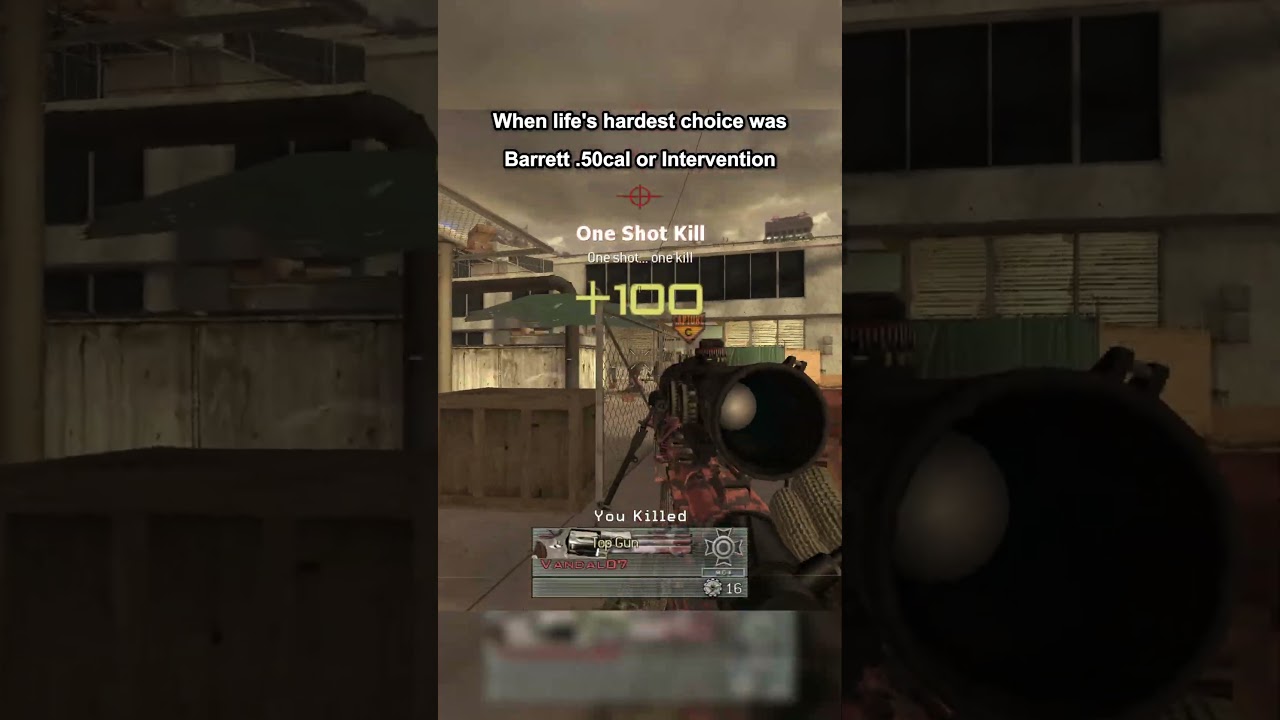 Modern Warfare 2 sniping hits different #callofduty #cod #nostalgia