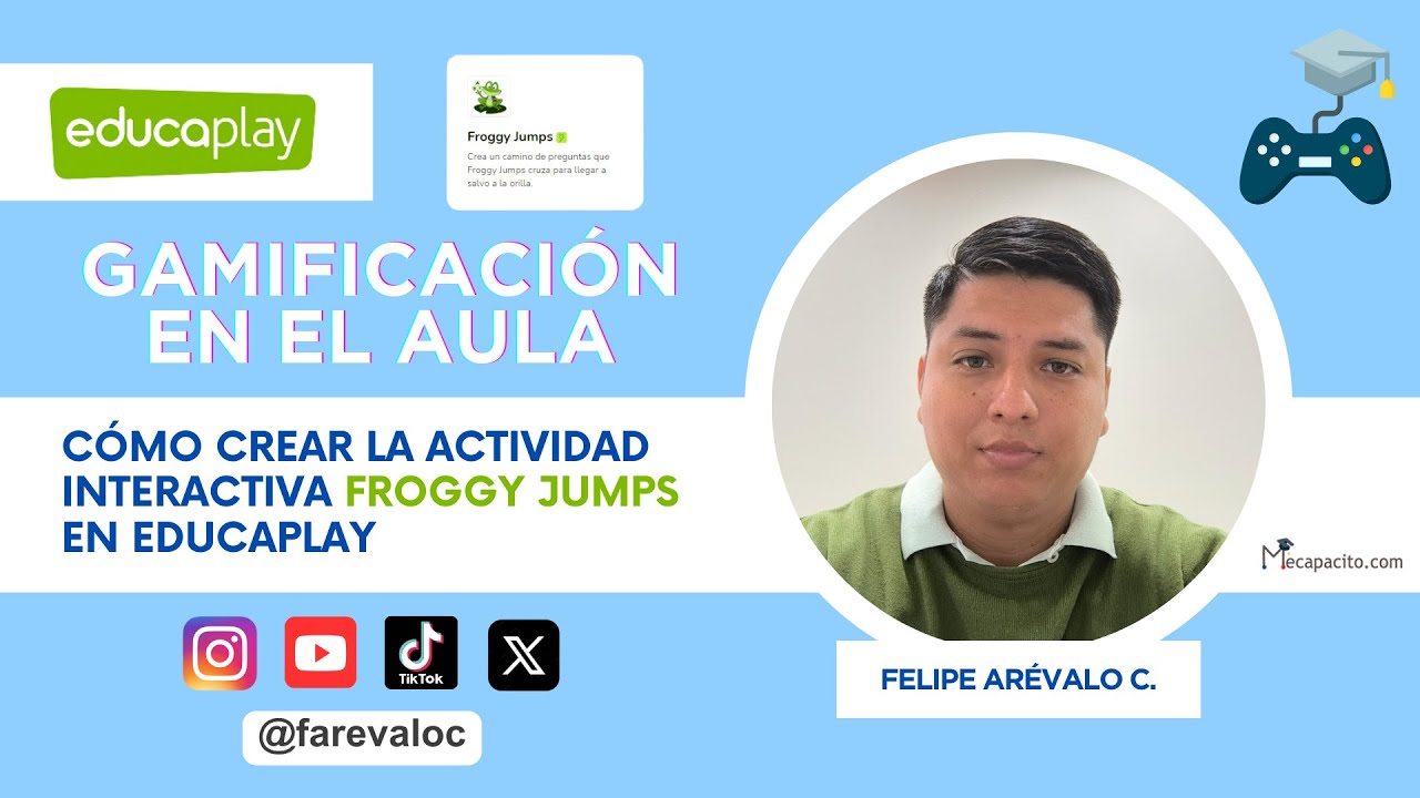 Cómo Crear la Actividad Interactiva Froggy Jumps en Educaplay - Tutorial Completo