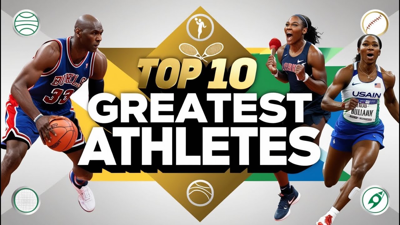 Top 10 Greatest Athletes of All Time   Countdown