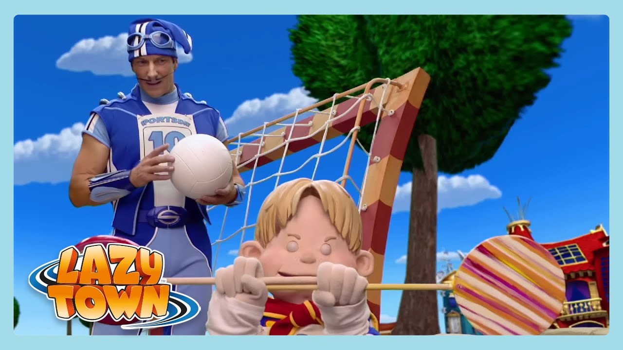 Sportacus enseña cómo volverse fuerte | Lazy Town | Wildbrain Niños