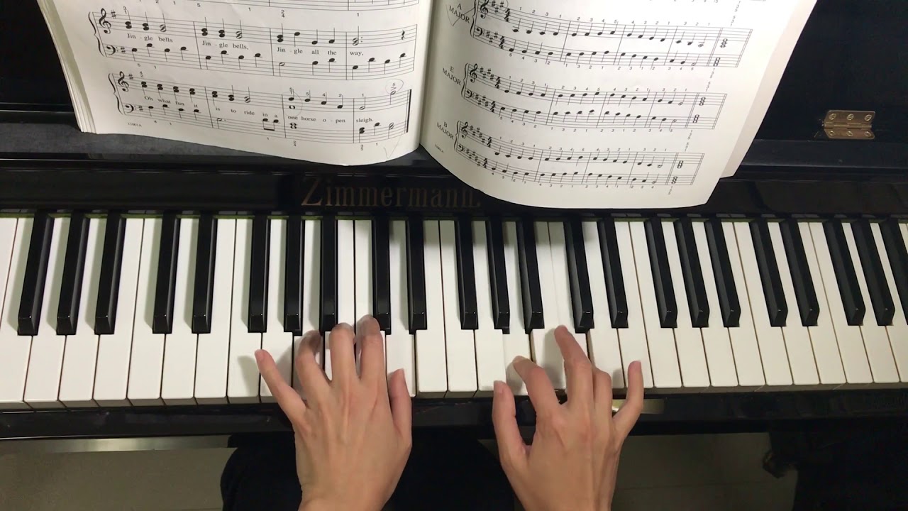 Jingle Bells - Michael Aaron Piano Course Lessons Grade 1 P.60