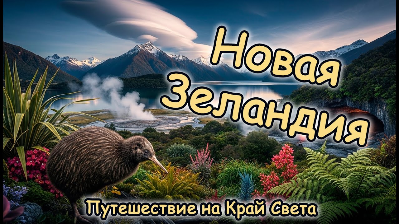 🥝 Новая Зеландия: Остров Чудес и Уникальная Флора и Фауна 🇳🇿