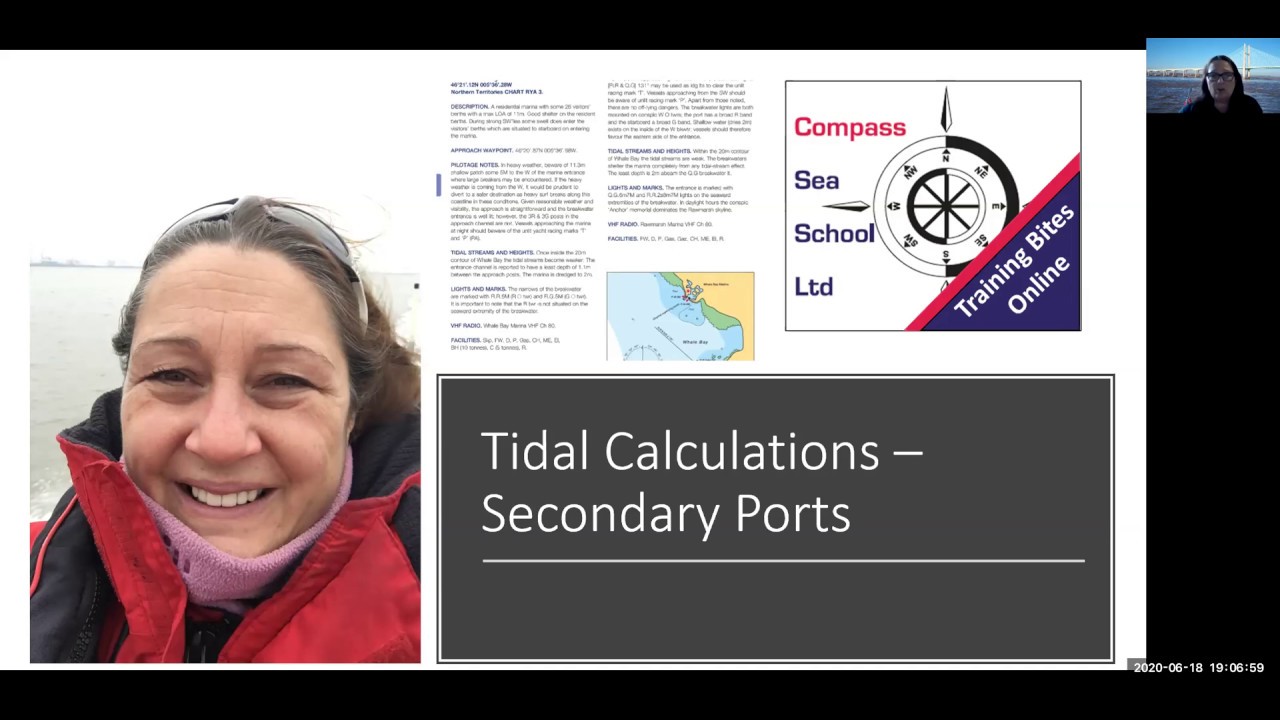 Tidal Calculations - Secondary Ports.