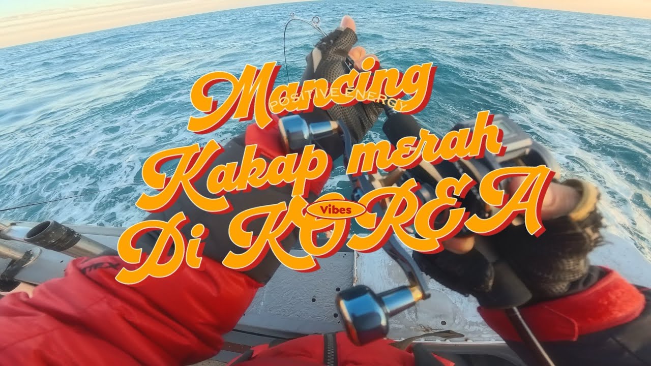 Mancing kakap merah di Korea dengan teknik baru 