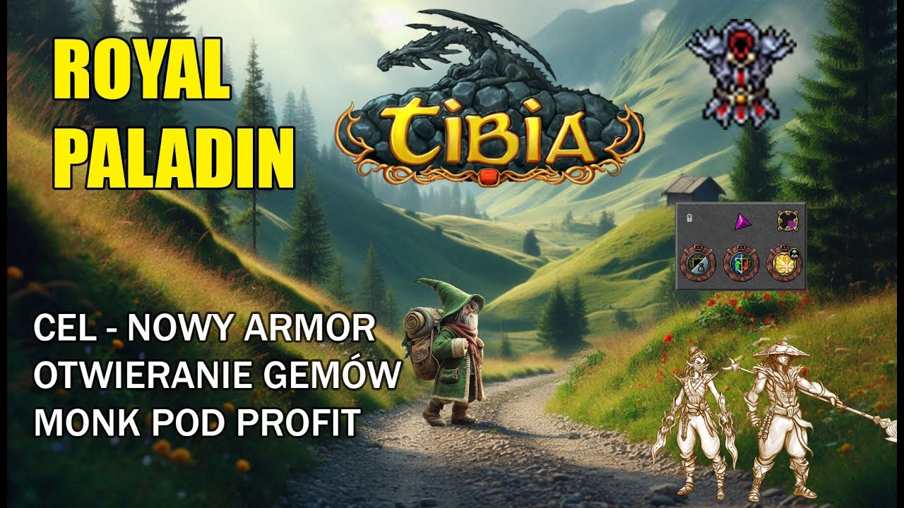 Tibia RP - Otwieranie Gemów / Monk pod Profit ! Odcinek #9