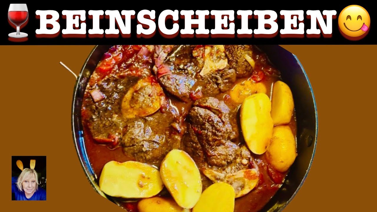 Beinscheiben geschmort in Rotweinso&szlig;e: Macht sich fast von allein!