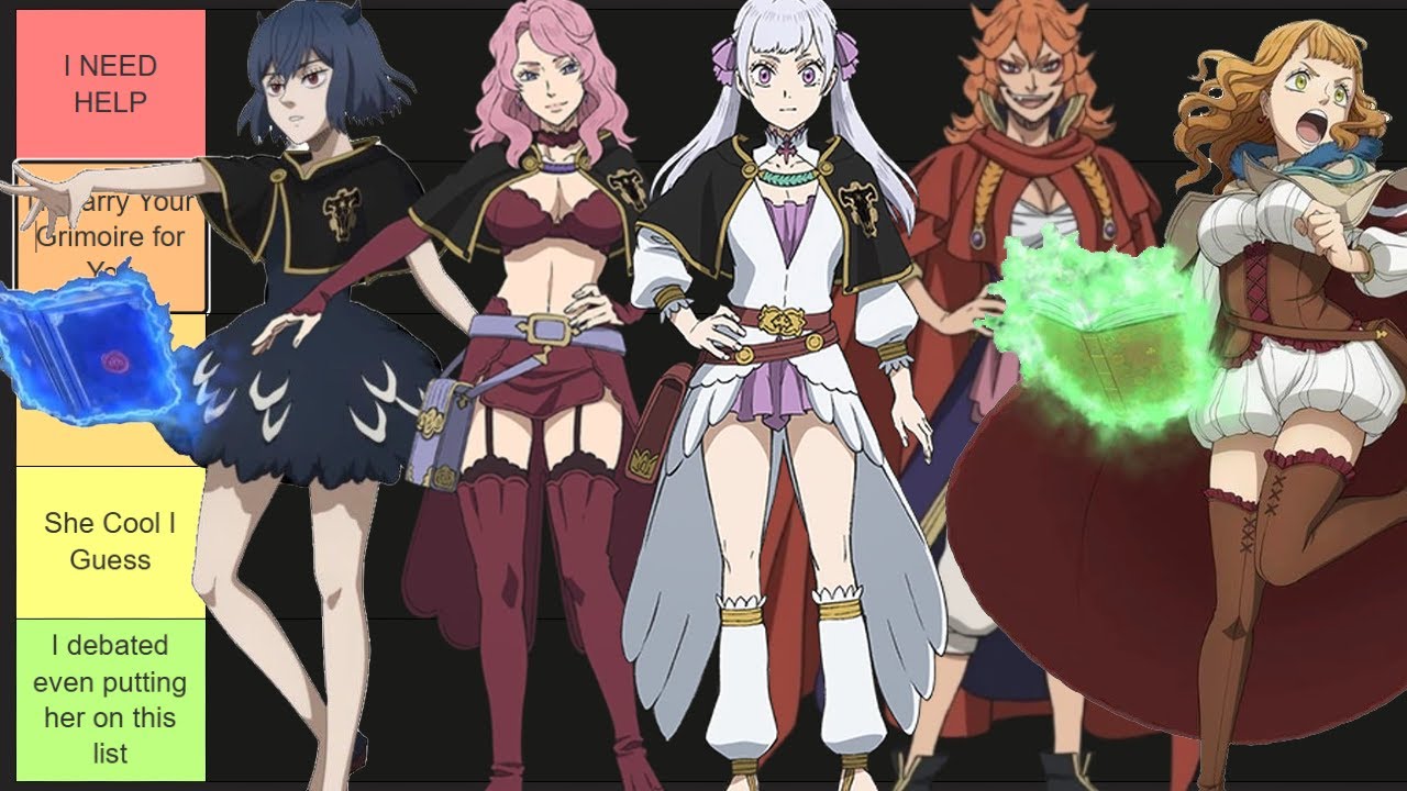 Every Black Clover Waifu Ranked by How Hard I'd Simp