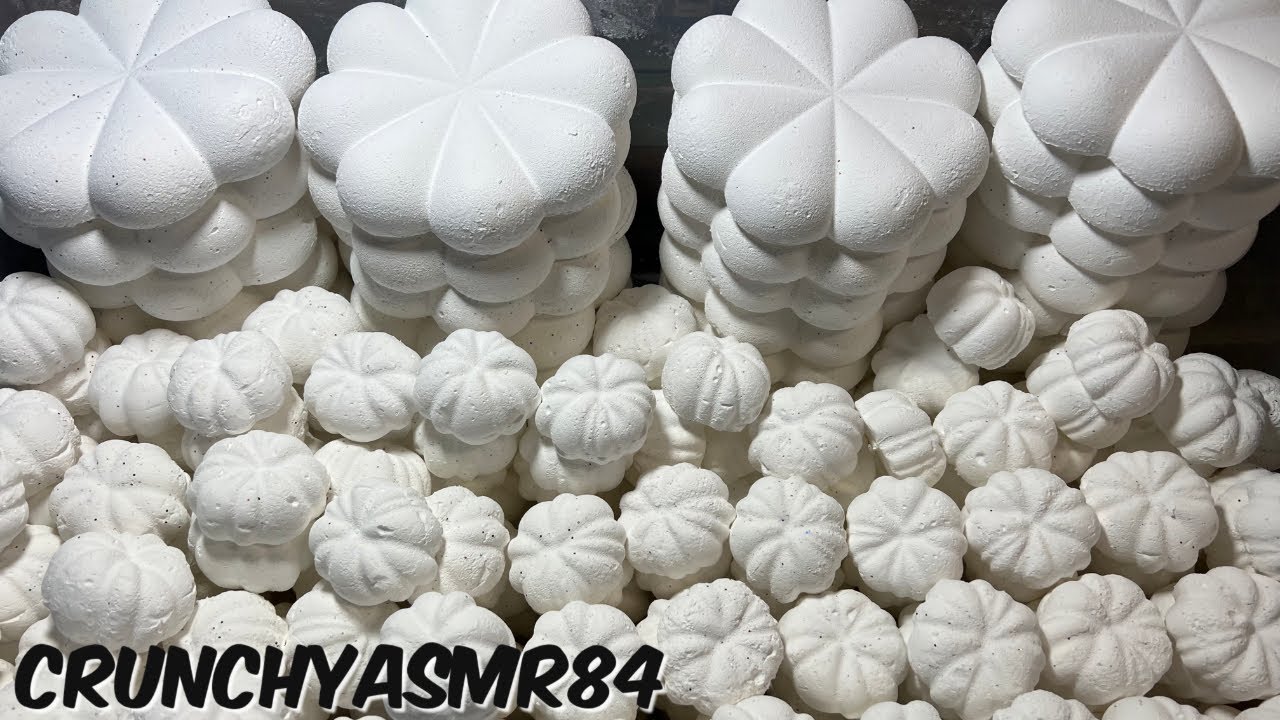 300 Gym Chalk Flower Pedals & Pin Cushions | Oddly Satisfying | ASMR | Sleep Aid