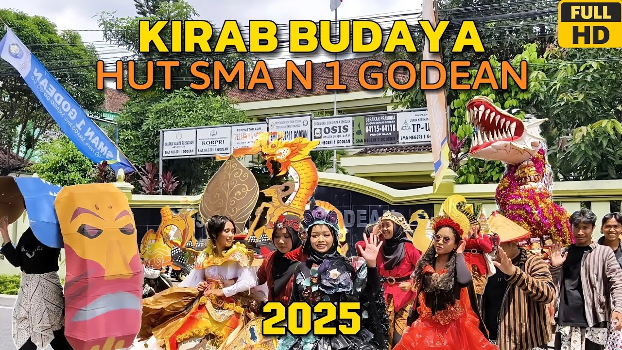 Full Peserta‼️ Kirab Budaya SMA Negeri 1 Godean | HUT SMA N 1 Godean 2025